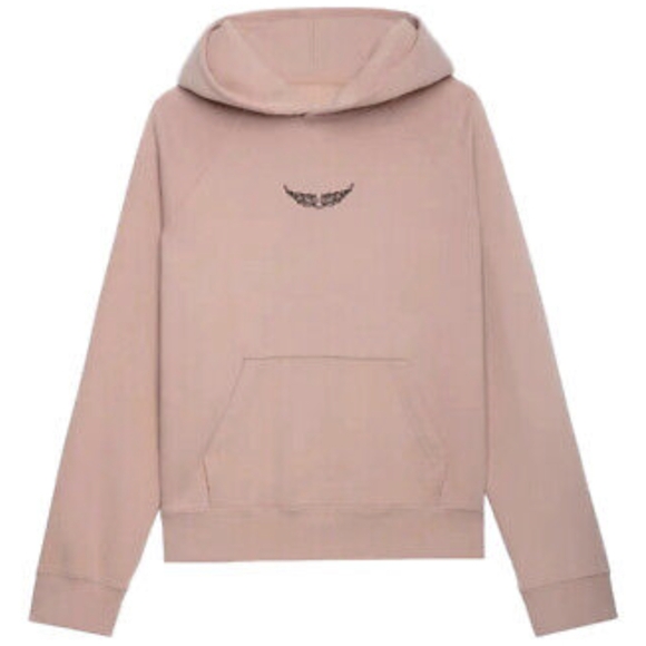 Zadig & Voltaire - Georgy Photoprint Hoodie in Pink, size M, NWOT - Picture 2 of 8